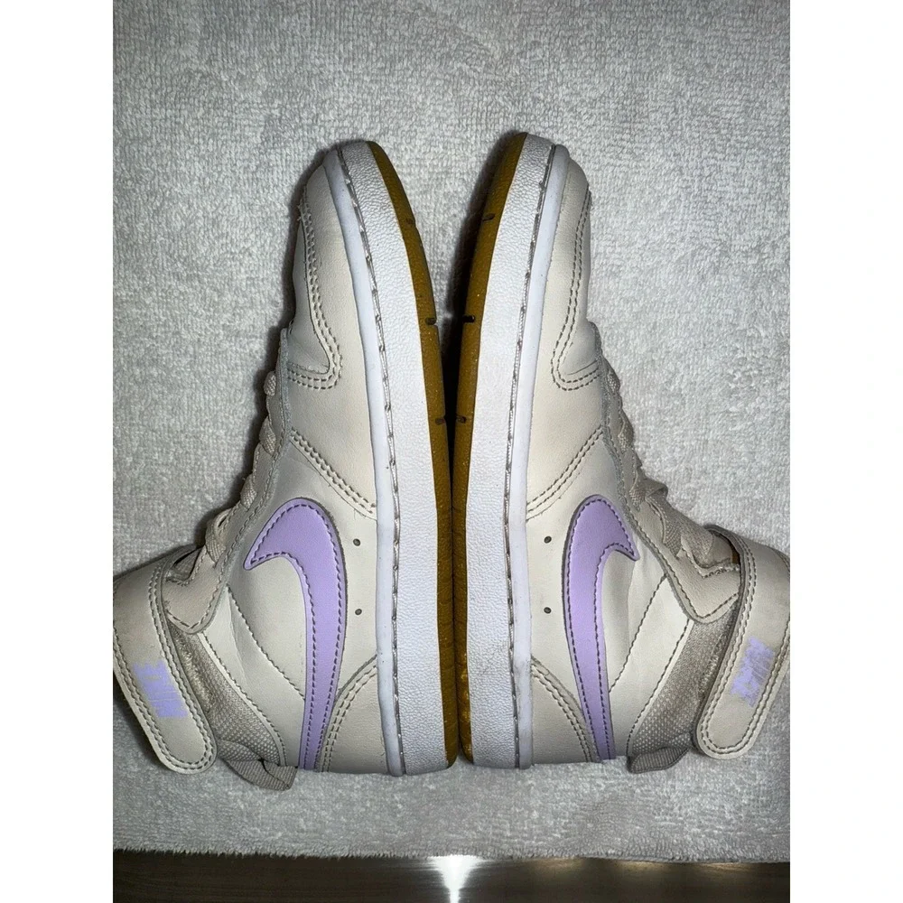 Nike Court Borough Kids Size 12C Mid 2 Lilac Sneakers‎